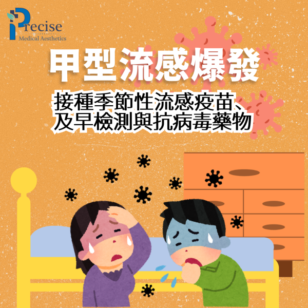 甲型流感爆發 接種季節性流感疫苗 打流感針 檢測與抗病毒藥物