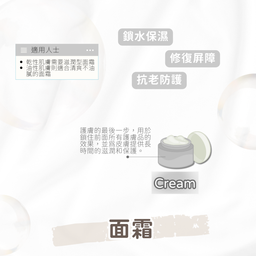 甚麼是面霜 面霜用途 醫生詳細解釋