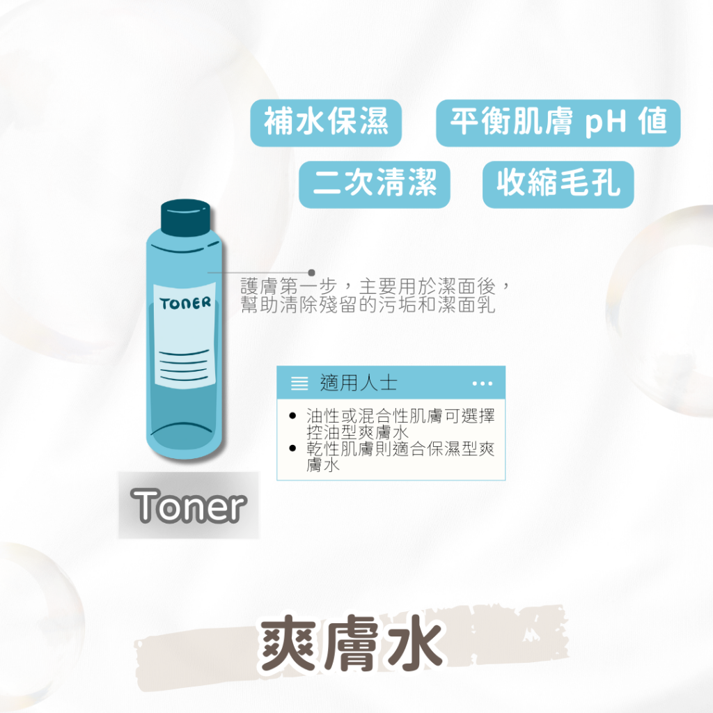 甚麼是爽膚水 爽膚水用途 醫生詳細解釋 毛孔粗大怎麼辦