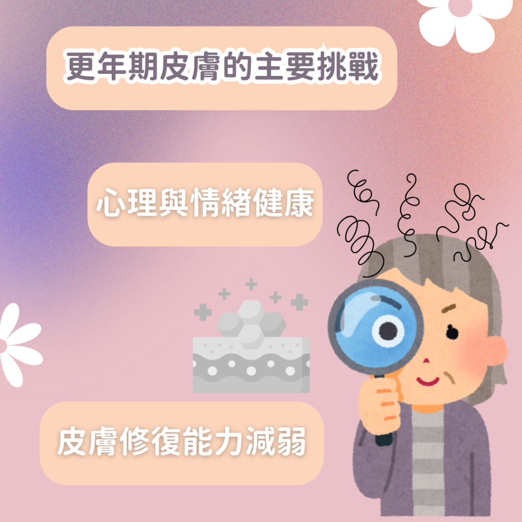 醫生解釋更年期皮膚 心理情緒影響